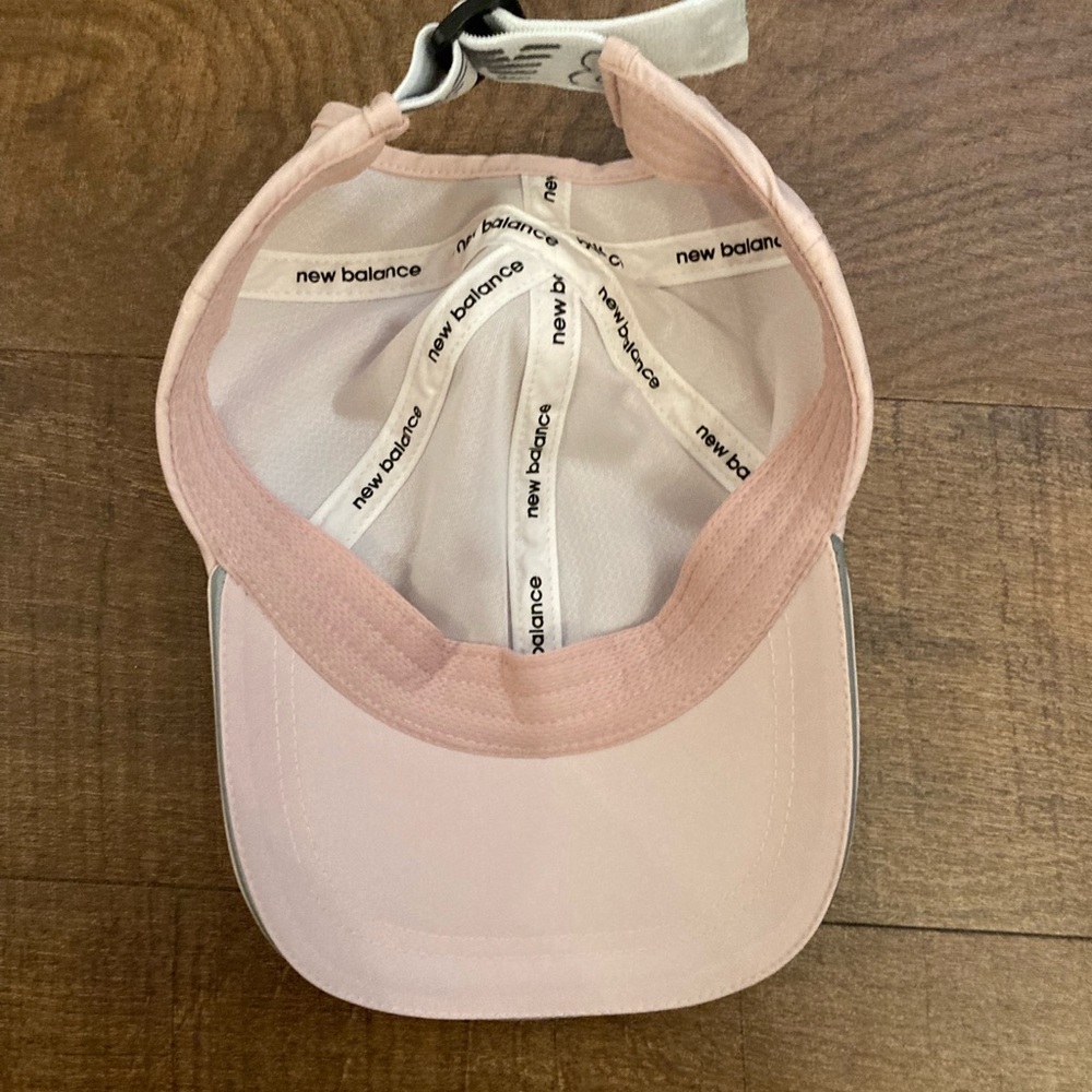 New Balance High Pony Performance Cap Light Pink Athletic Hat Adjustable OSFM - Picture 4 of 5
